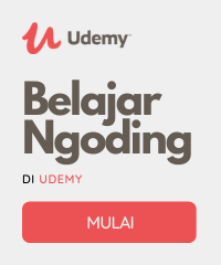 Belajar Ngoding di Udemy