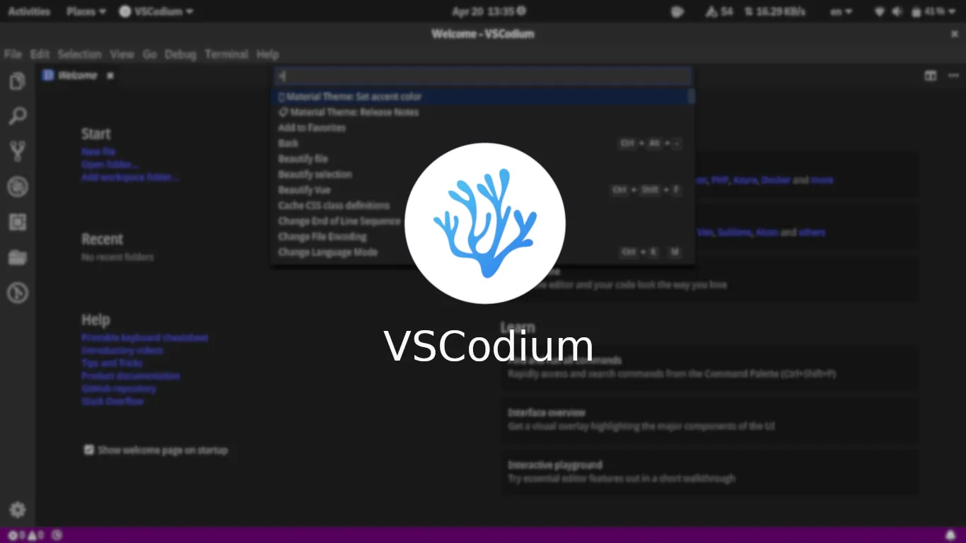 VSCodium - VSCode Tapi 100% Open Source!