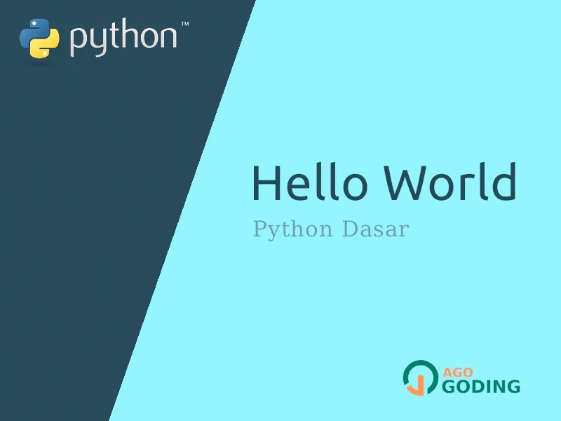 Python Dasar: Hello World 🐍