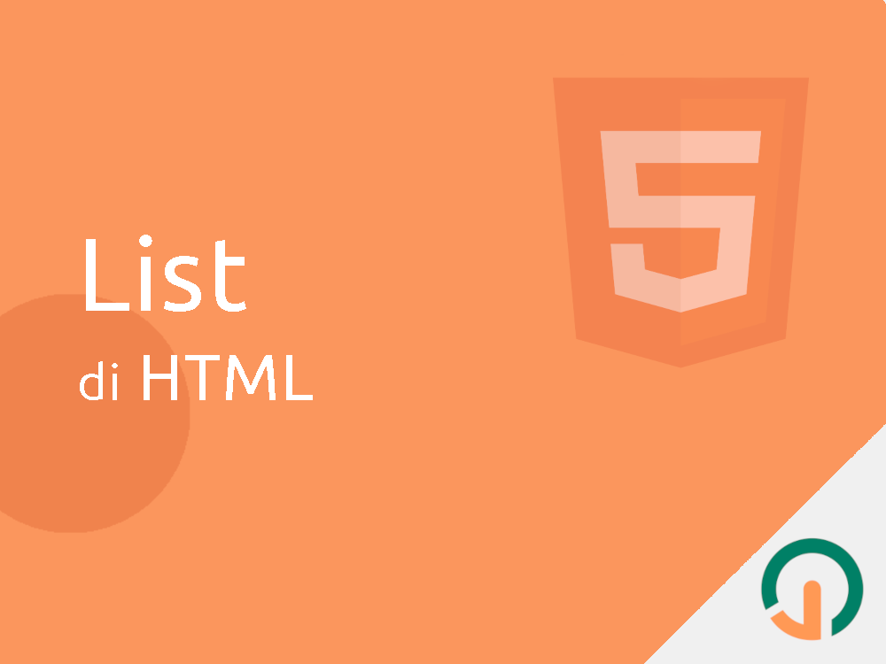 HTML Dasar: List